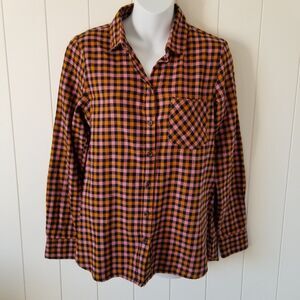 Old Navy Flannel Top The Classic Shirt Womens Size Small